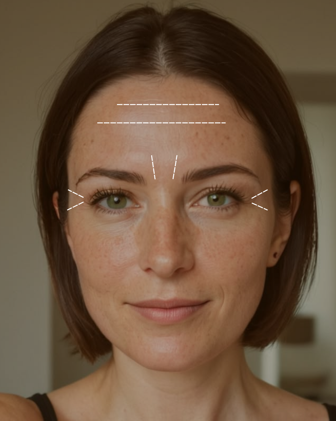 Botox for frown lines, forehead wrinkles, and crow's feet — classic anti-aging treatment areas in Hinsdale IL