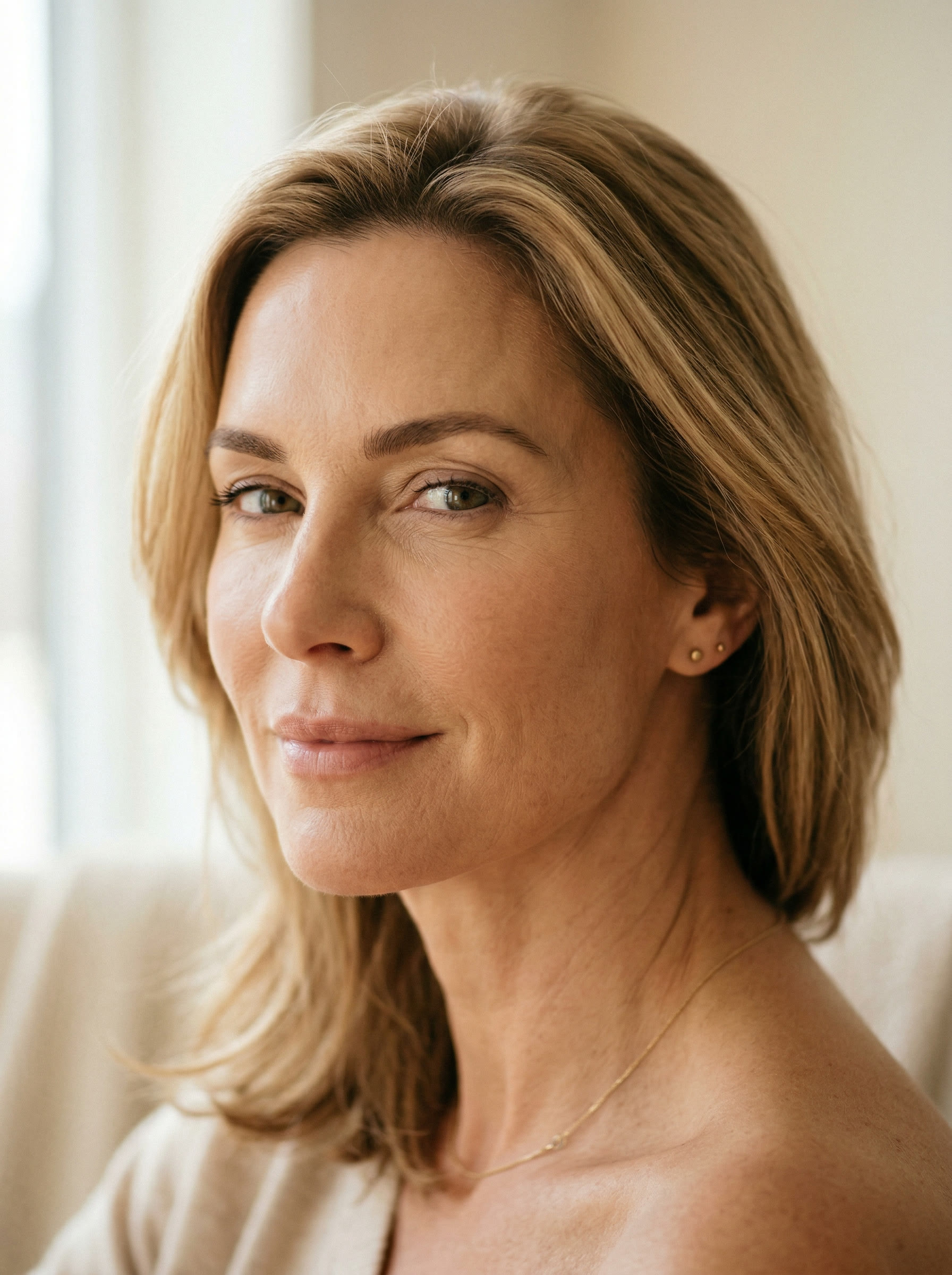 Biostimulant facial contouring — cheeks, smile lines, temples