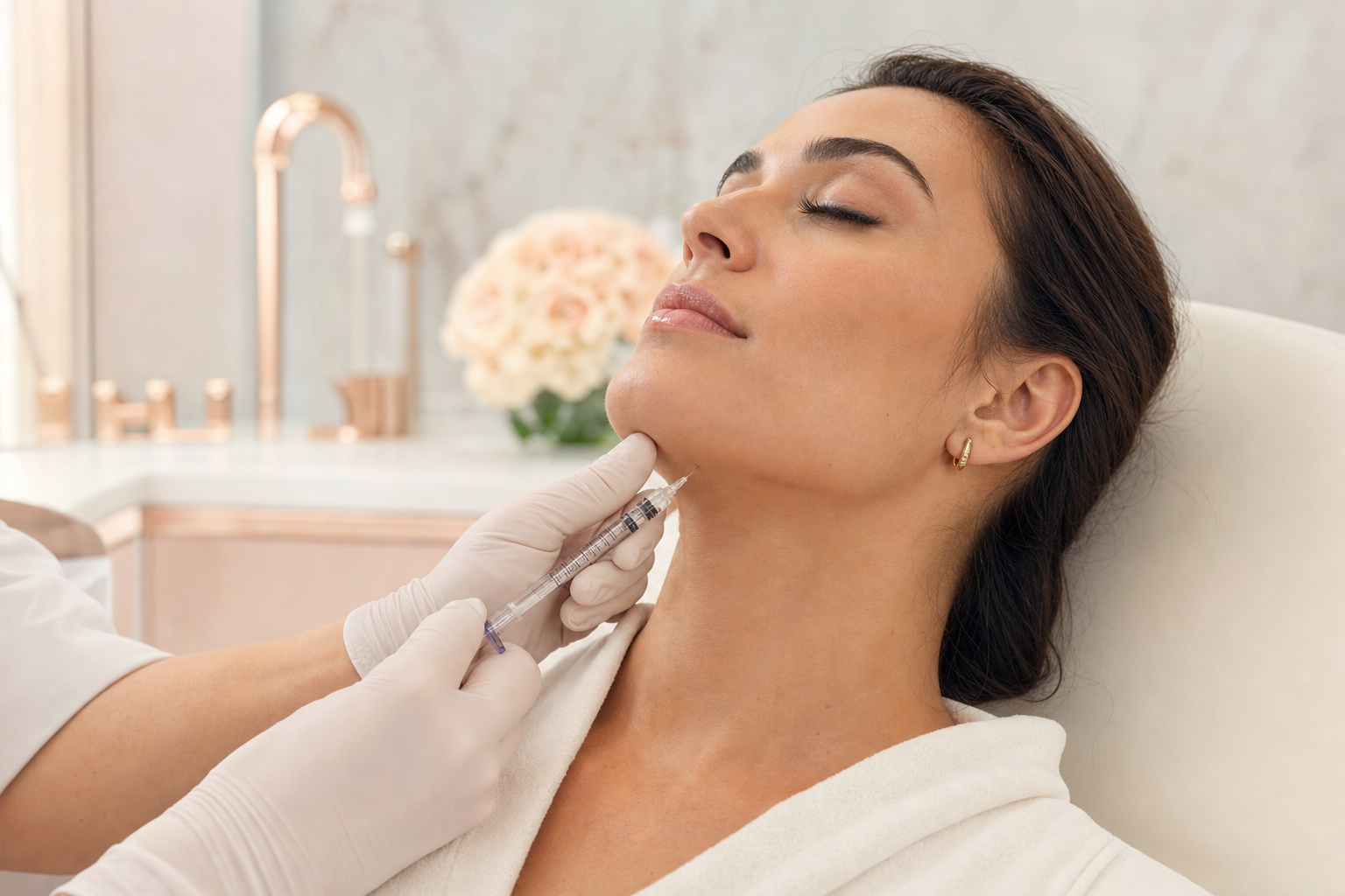 Fat dissolve Kybella deoxycholic acid treatment at Healing Aesthetics Hinsdale IL
